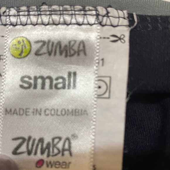 Zumba Come Alive Foldover Legging Small - Picture 7 of 8